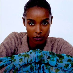 Printed Tulle Gloves